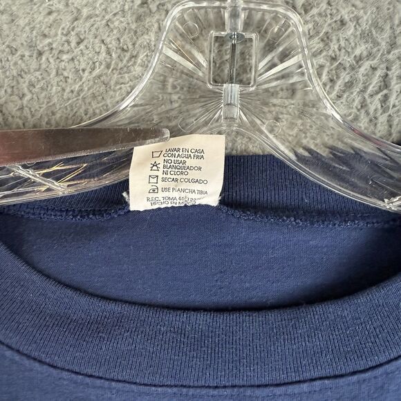 Vintage Sweatshirt Monterrey Mexico Crewneck Vacation Blue Size Large - Picture 7 of 9